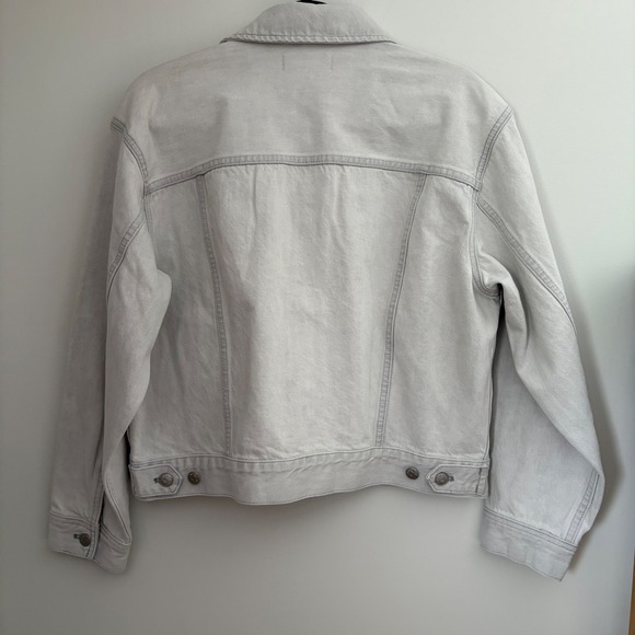Madewell Trucker Cropped Denim Jacket Women's M  Classic Jean‎ Glenrich Wash NWT - Picture 7 of 10